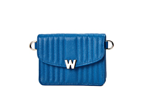 Mimi Blue Mini Bag with Wristlet