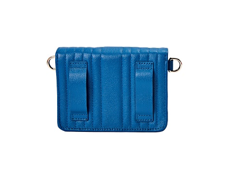 Mimi Blue Mini Bag with Wristlet