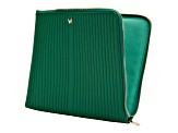 Mimi Green Laptop Zip + Handle