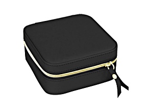 Mele and Co Stow and Go Vegan Leather Travel Jewelry Case