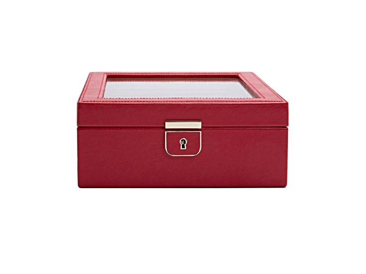 Palermo 6 Piece Watch Box in Red