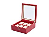 Palermo 6 Piece Watch Box in Red