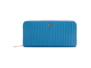 Mimi Blue Continental Wallet