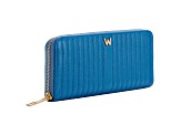 Mimi Blue Continental Wallet