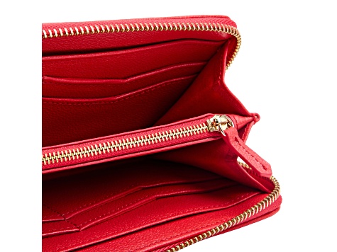 Mimi Red Continental Wallet