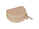 Mele and Co Duo Mini Vegan Leather Travel Jewelry Case Buff