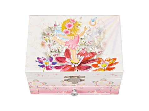 Mele and Co Ashley Girls Musical Fairy Jewelry Box