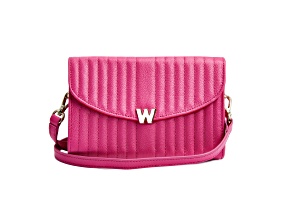 Mimi Pink Crossbody Bag with Wristlet