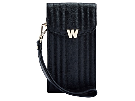 Mimi Black Phone Case with Wristlet - 17CC1A | JTV