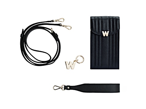 Mimi Black Phone Case with Wristlet - 17CC1A | JTV