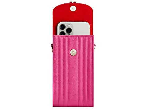 Mimi Pink Phone Case with Wristlet