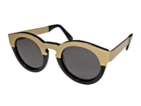 Sunday Somewhere SOELAE Cat Eye Yellow Gold Frame with Black Lenses Sunglasses