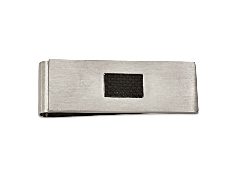 Stainless Steel Brushed Black Carbon Fiber Inlay 4-piece Boxed Set