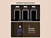 LEDs Mirror Freestanding Lockable Jewelry Cabinet Cloud White