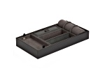 Blake Gray Valet Tray with Cuff