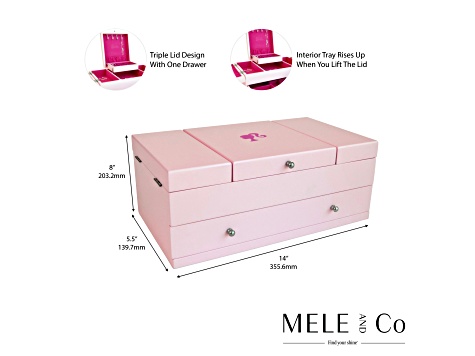 Mele and Co Barbie Baubles and Bling Jewelry Box