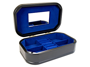 Picture of Mele and Co Morgan Wooden Jewelry Box in Black