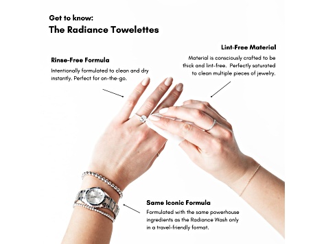 Shinery Radiance Towelettes - Luxury Jewelry Wipes