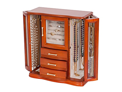 Mele and Co Richmond Wooden Jewelry Box