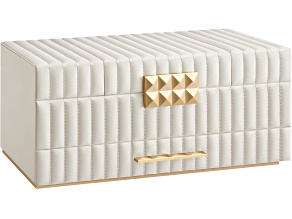 ANAH Collection - 2-Tier Jewelry Box with Mirror