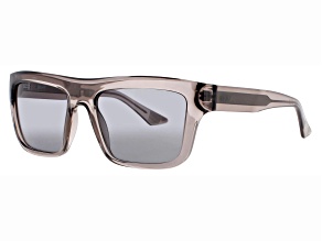 QUAY Dealers Choice Gray Rectangular Frame with Smoke Lenses Sunglasses