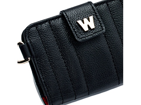 Mimi Black Credit Card Holder with Wristlet