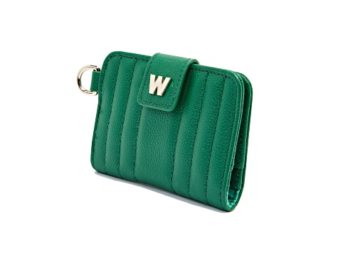 Mimi Green Credit Card Holder with Wristlet