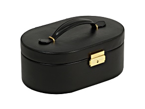 Heritage Oval Jewelry Box In Black