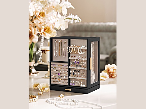 Jewelry Box 360° Rotating with 5 Drawers - 1WZ3NA | JTV