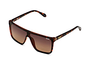 QUAY Nightfall Tortoise Shield Frame with Brown Polarized Lenses Sunglasses