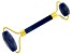 Lapis Lazuli Facial Roller with Gold Tone Accents