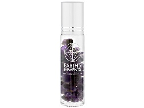 Earth's Elements Spirit Roll-On: Lavender and Sage Essential Oil Blend with Amethyst