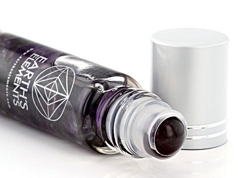 Earth's Elements Spirit Roll-On: Lavender and Sage Essential Oil Blend with Amethyst