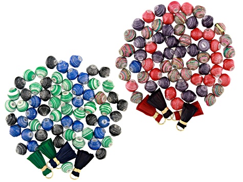 Akola Beading Kit in Jewel Tone Karatasi Beads