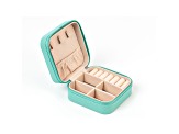 Mint Travel Size Jewelry Box with Cleaning Cloths & 40 Piece Earring Backs