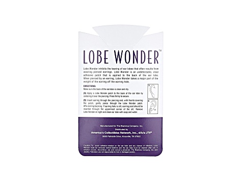 Lobe Wonder Ear Lobe Support Patches for Earrings appx 120 Patches