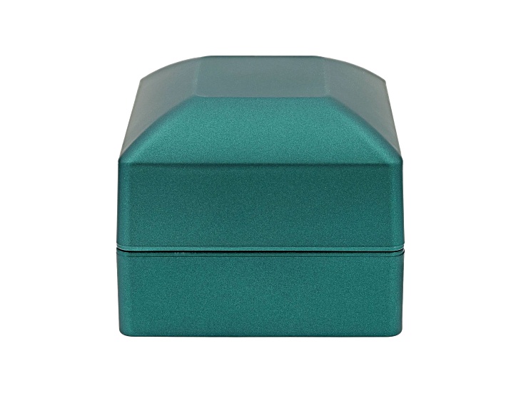 Green Ring Box with Led Light appx 6.5x6x4.8cm - ACC110D | JTV