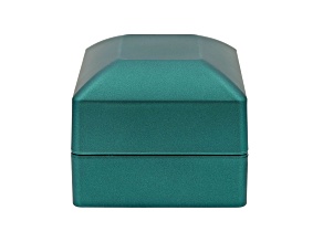 Green Ring Box with Led Light appx 6.5x6x4.8cm