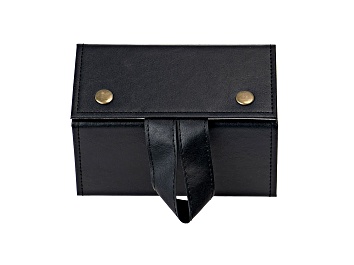 Picture of Black Folding Travel Organizer With Mirror for Jewelry and Accessories