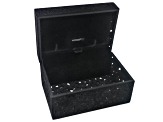 Black Velvet Scroll Design Jewelry Gift Box for Pendants and Earrings