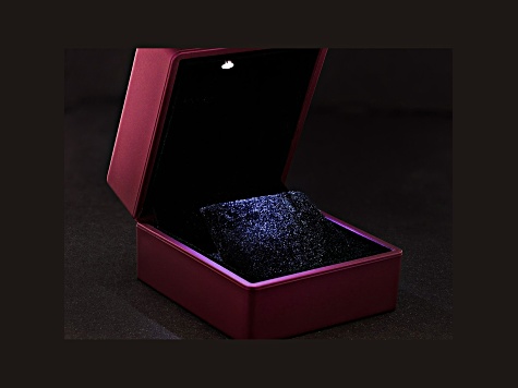 Purple Earring Box with Led Light appx 6.5x6.5mm