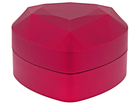 Red Heart Shape Ring Box with LED Light