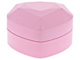 Pink Heart Shape Ring Box with LED Light