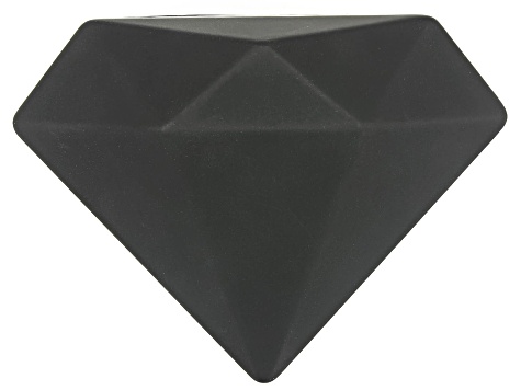 Black Gemstone Shaped pendant & Earrings Gift Box with LED