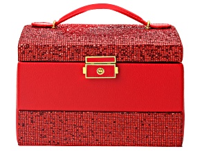 Red Sparkle Jewelry Storage Box
