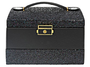 Black Sparkle Jewelry Storage Box