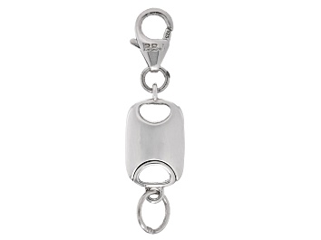 18K Gold Over Sterling Silver Flat Rectangle Magnetic Clasp