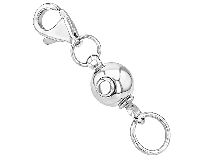 Stainless Steel Secure Push Button Round Clasp - ACC183A | JTV
