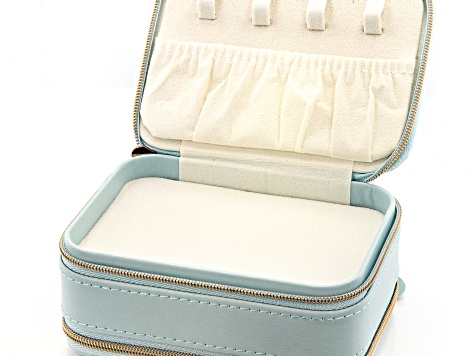 Double Layer Travel Jewelry Box in Sky Blue and $25 JTV Gift Card ...