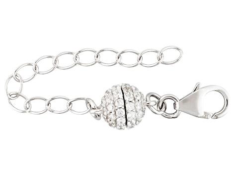 Bella Luce(R) rhodium over silver Magnetic Clasp set of 2